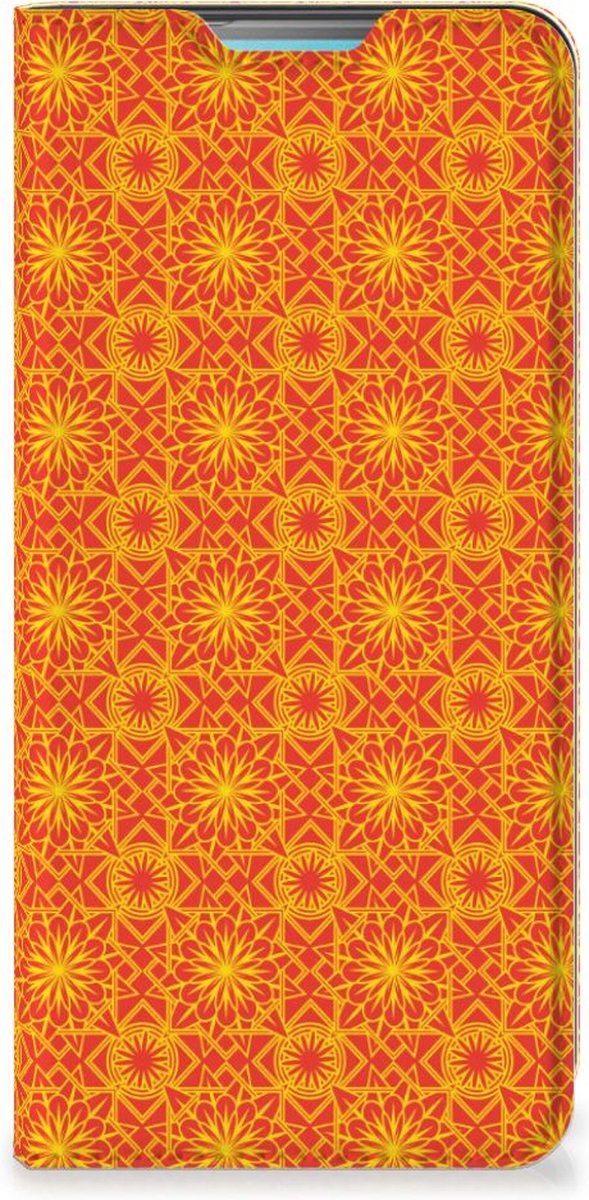 Samsung Galaxy A53 Hoesje met Magneet Batik Oranje