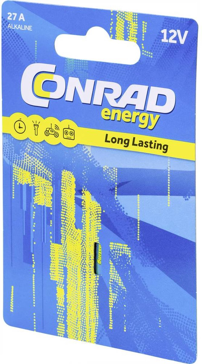 Conrad energy 27A Speciale batterij 27A Alkaline 12 V 20 mAh 1 stuk(s)