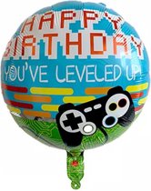 Happy birthday game controller folie ballon