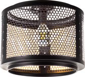 MLK - Plafondlamp - 114 - 1 Licht punt - E27 - 40 Watt - Zwart