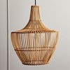 Groenovatie Rotan / Rieten Hanglamp - Handgemaakt - Naturel - Ø40 cm