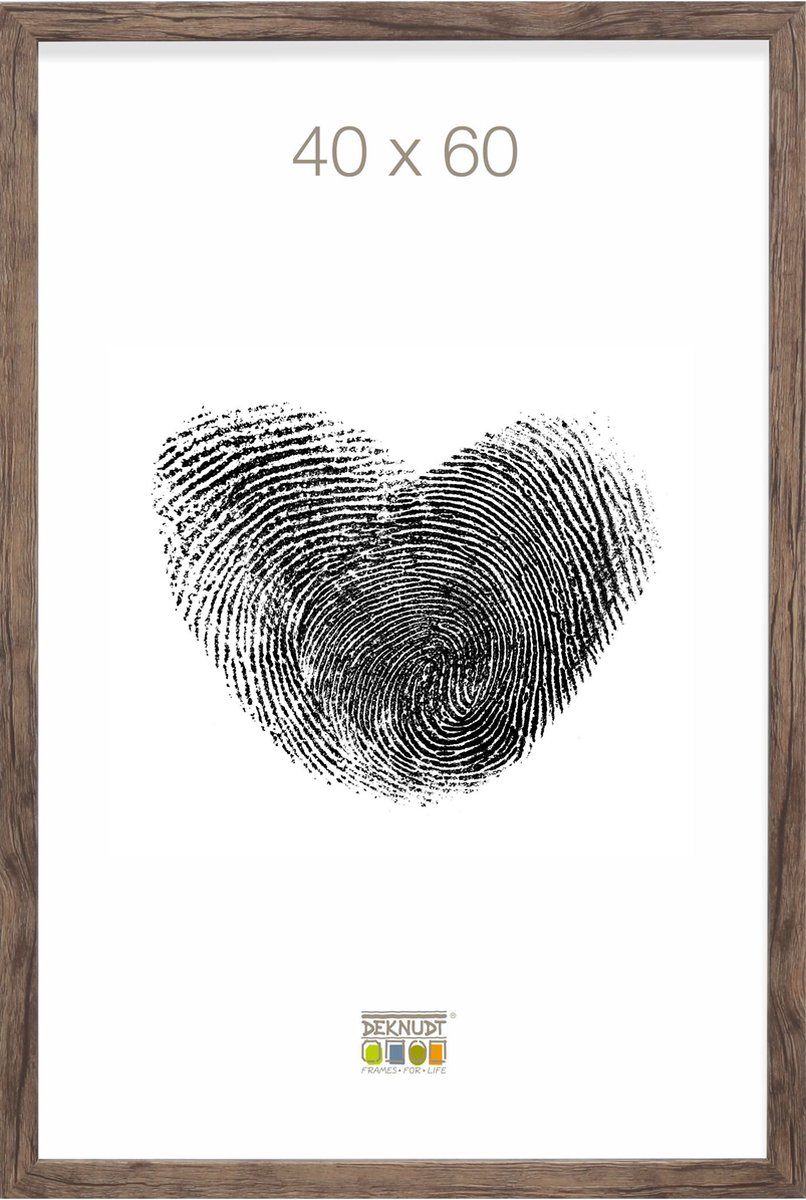 Deknudt Frames fotolijst S45RH3 - bruin - hout - 40x60 cm
