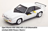 Opel Manta 400 1982 Wit 1-18 Ottomobile Limited 2000 Pieces ( Resin )