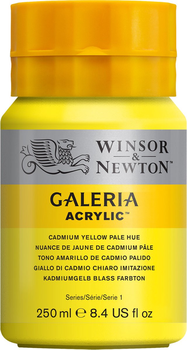 Winsor & Newton Galeria - Acrylverf - 250ml - Cadmium Yellow Pale Hue