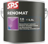 SPS renomat - renovatieverf isolerend - wit - 2.5 liter