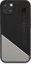 Mercedes-AMG Silicone Back Cover Two Tones voor iPhone 13 Mini (5.4") - Zwart/Wit