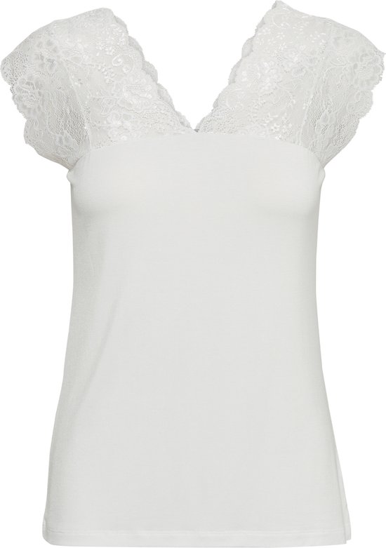 Culture Poppy Lace Top - Pale Mauve