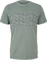 Tom Tailor T-shirt T Shirt Met Print 1030049xx10 12960 Mannen Maat - M