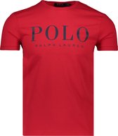Polo Ralph Lauren  T-shirt Rood Rood Aansluitend - Maat XL - Heren - Lente/Zomer Collectie - Katoen