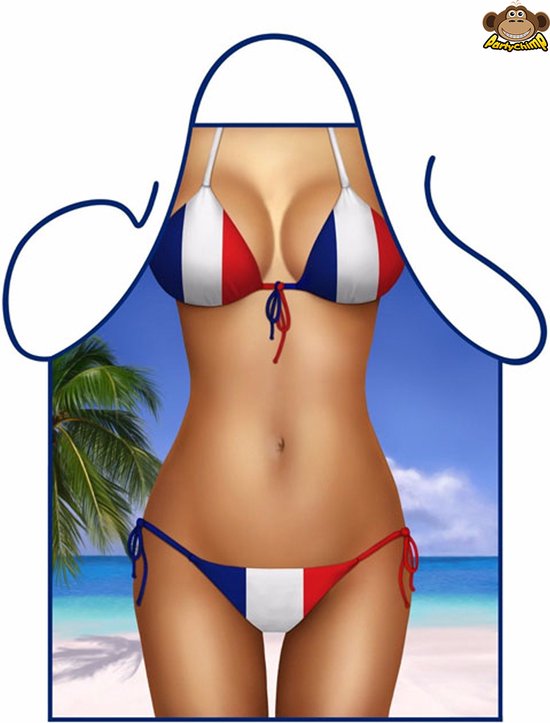 Partychimp Schort Bikini Frankrijk Barbecue Bbq Accesoires Moederdag  Cadeautje... | bol