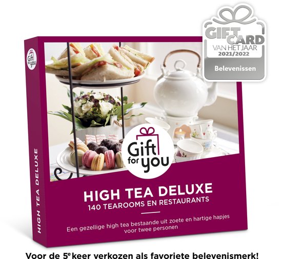GiftForYou Cadeaubon - High Tea Deluxe cadeau geven