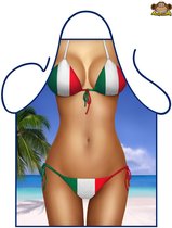 Partychimp Schort Italie Bikini - 80 x 56 cm - Polyester