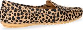 Babouche Dames Leopard Loafers / Moccasins / Instapper / Damesschoenen - Maat 38 - Beige