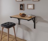 Meubella - Eetkamertafel Novi - Eiken - 60x40 cm - Opklapbaar