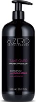 6.ZERO TAKE OVER - BESCHERMENDE KLEURENSHAMPOO VOOR GEKLEURD EN GEHIGHLIGHT HAAR 1000ML