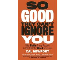 Omslag van So Good They Can't Ignore You