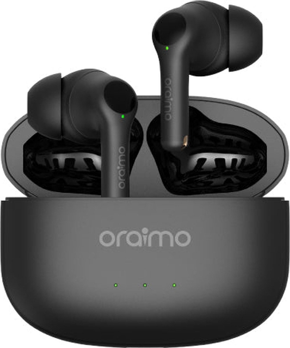 Oraimo - FreePods 3 TWS - Volledig draadloze oordopjes - draadloze oordopjes - bluetooth oordopjes - wireless earbuds - draadloze oortjes - Zwart