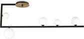 Ideal Lux Birds - Plafondlamp Modern - Zwart  - H:50cm - G9 - Voor Binnen - Metaal - Plafondlampen - Slaapkamer - Kinderkamer - Woonkamer - Plafonnieres