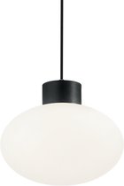 Ideal Lux Clio - Hanglamp Modern - Zwart - H:100.5cm   - E27 - Voor Binnen - Aluminium - Hanglampen -  Woonkamer -  Slaapkamer - Eetkamer