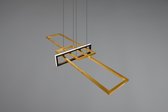 Trio Salinas - Hanglamp Modern - Messing - H:150cm   - Universeel - Voor Binnen - Metaal - Hanglampen -  Woonkamer -  Slaapkamer - Eetkamer