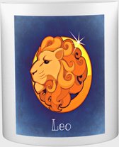 Akyol Leeuw Mok - Sterrenbeeld leeuw - Horoscoop Leeuw - Cadeau - Verjaardag - Mok leeuw - Leo - 350 ML inhoud