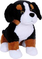 Pluche speelgoed knuffeldier Berner Sennen hond van 33 cm - Dieren knuffels - Cadeau voor kinderen