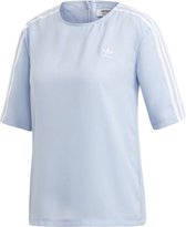 adidas Originals 3 Stripes Tee T-Shirt Femme Bleu 34