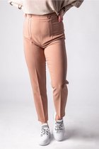 La Pèra High Waist pantalon Dames beige - Maat 40