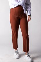 La Pèra High Waist pantalon Dames bruin - Maat 44