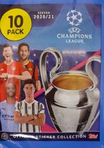 10 pakjes champions league stickers seizoen 20/21