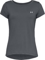 Under Armour HG Armour SS Dames Sportshirt - Maat M