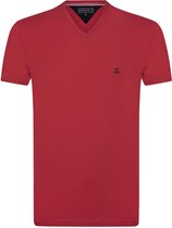 T-Shirt - Rood V-Hals - M