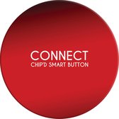 Chipped Smart Button - Red Edition - Digitaal visitekaartje met NFC