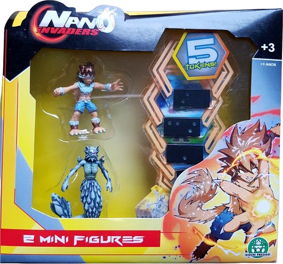 Nano Invaders 2 Mini figures 5 Tokens | bol