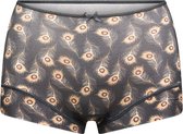 R.J Bodywear Fashion Pure Color Dames Short -Golden Feathers- maat XXL