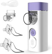 HYLOGY Inhalator voor Kinderen - Aerosoltoestel Volwassenen - Inhalatieapparaat Vernevelaar te behandel zoals Astma, Verlicht hoest, geschikt voor Verkoudheden, Infecties, Allergieën
