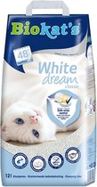 Biokat's White Dream Classic - 12 L - Kattenbakvulling - Klontvormende - Zonder geur - Witte korrel - Eenvoudige urine controle