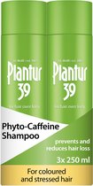Plantur 39 Cafeïne Shampoo voorkomt en vermindert haaruitval 2x 250ml | Voor gekleurd en gestrest haar