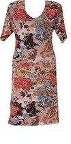 Hoogwaardige Dames Jurk / Zomerjurk / Strandjurk | 100% Viscose | Bloemenprint - S/M