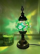 Mozaïek Decoratieve Tafellamp, Sfeerlamp en Nachtlamp | Handgemaakt Kunstwerk | Authentiek Model 3