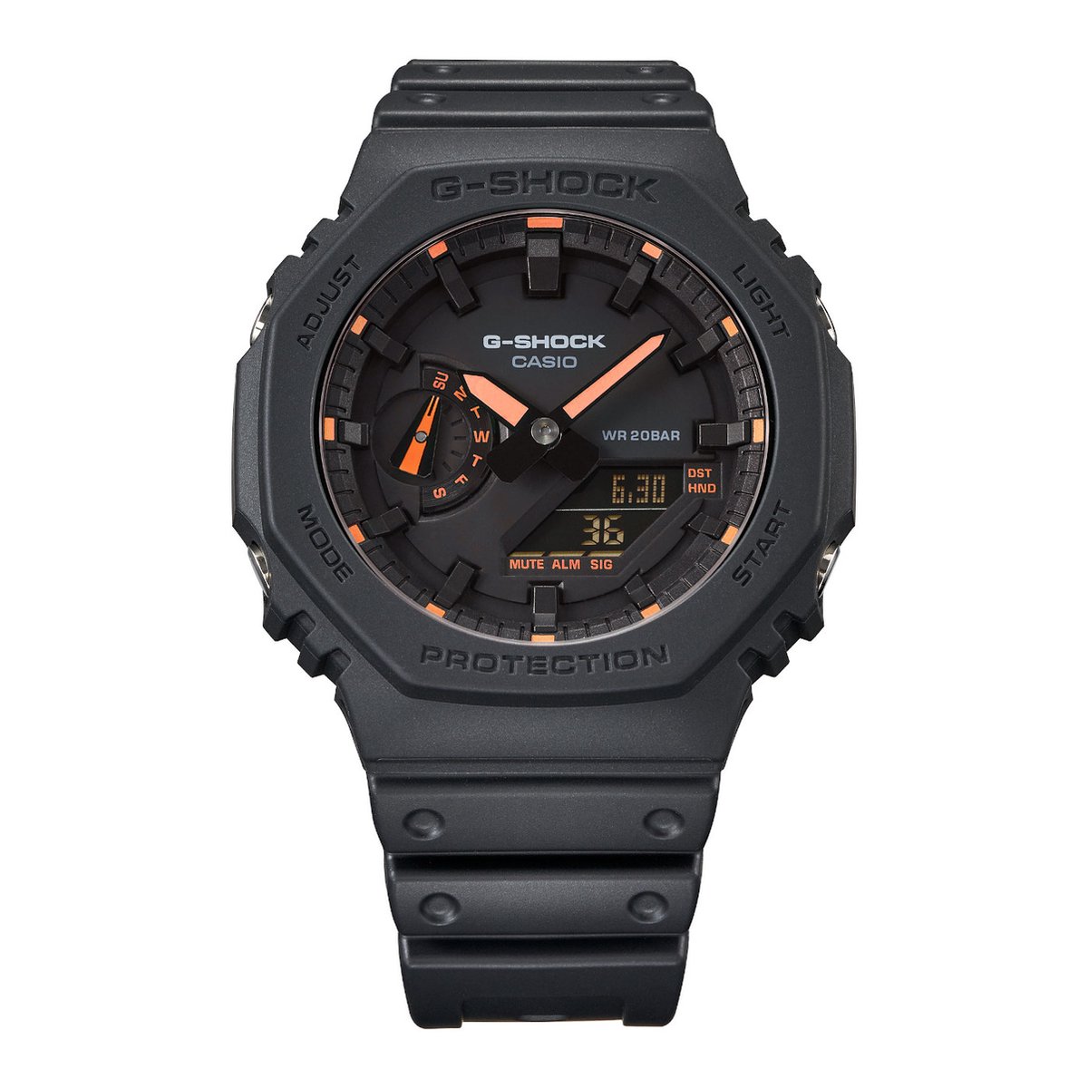 Casio G-Shock GA-2100-1A4ER Horloge - Kunststof - Zwart - Ø 45 mm
