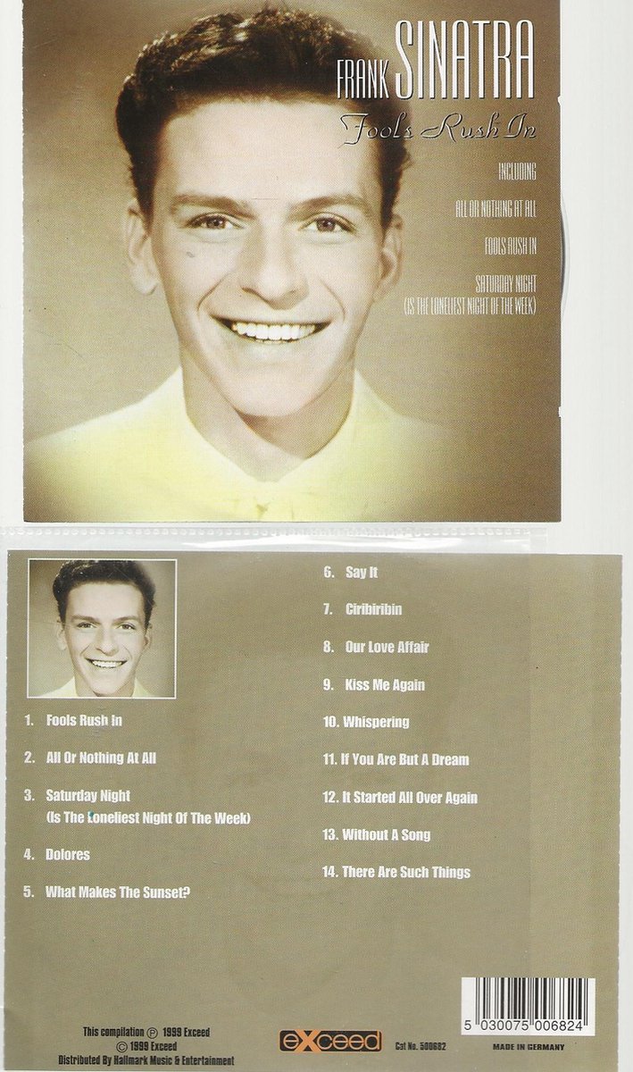 FRANK SINATRA - FOOLS RUSH IN