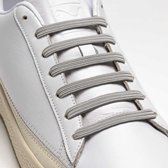 Ulace Laces pour sneakers 6 trous Metallic Silver - Elastic