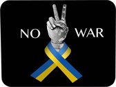 Oekraïne Muismat Rubber - Hoge kwaliteit foto van het vredesgebaar voor Oekraïne - Muismat gedrukt op polyester - 25 x 19 cm - Antislip muismat - 5mm dik - Muismat met foto - heerl