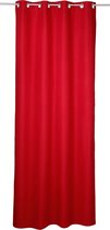 Atmosphera Isolerende Rood gordijn met 140 x 260 cm - gordijn raambekleding - gordijnen kant en klaar met haakjes ringen