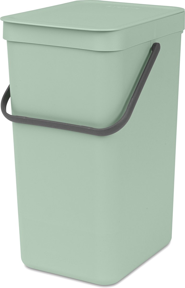Goedkoopste Brabantia Sort & Go Prullenbak - 16 liter - Jade Green