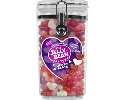 The Jelly Bean Factory - Heart Beats - Snoeppot - Gevuld met Snoep - Cadeau - 650 g