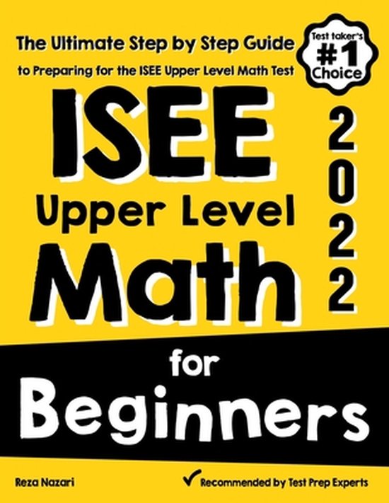 ISEE Upper Level Math for Beginners - cover