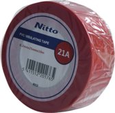 Nitto CT090402 Zelfklevende tape - PVC TAPE ROOD 25MMX10M