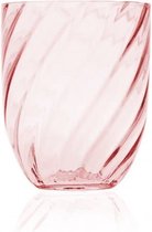 Anna von Lipa  - Waterglas Swirl Rosa (set van 6) - Waterglazen